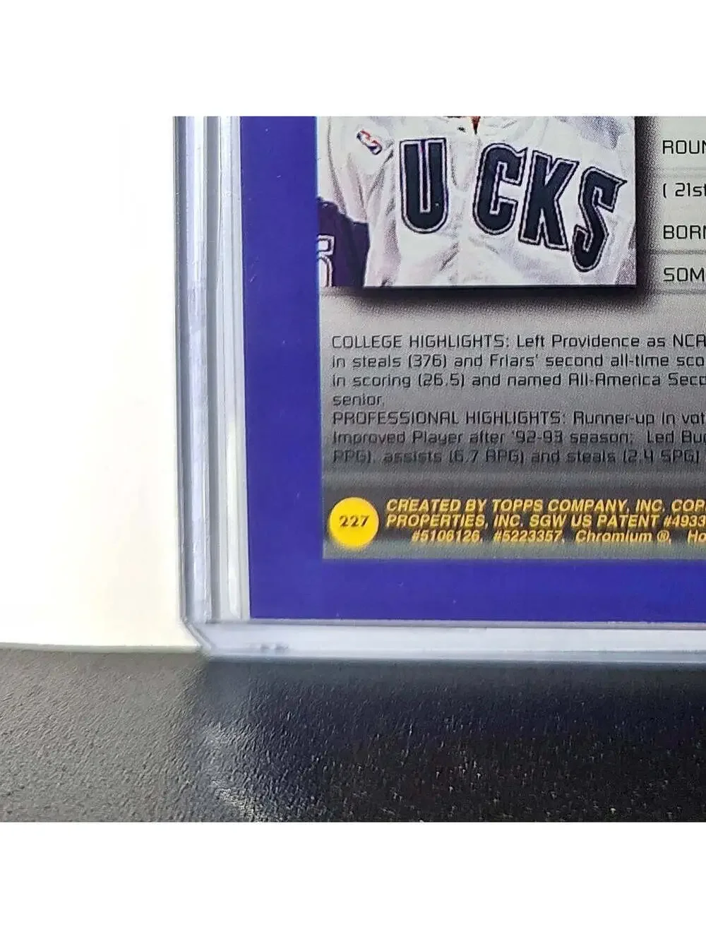 Eric Murdock 1994-95 Topps Finest #227 Collegiate Best